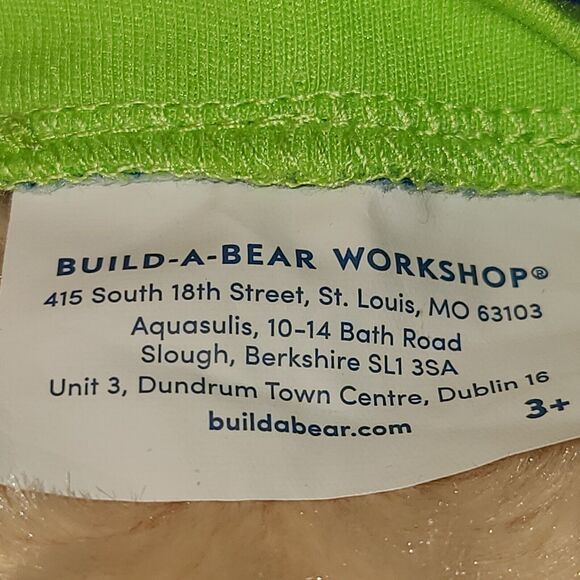 Build a Bear "Happy Hugs" Teddy In Blue Dinosaur Sleeper Soft Stuffed Plush 16" - Picture 7 of 8